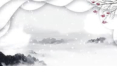 水墨风2019年节气小寒片头AE模版视频的预览图